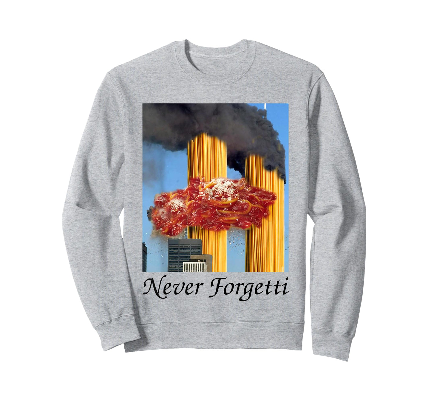 Never Forgetti Funny Spaghetti Meme T-Shirt