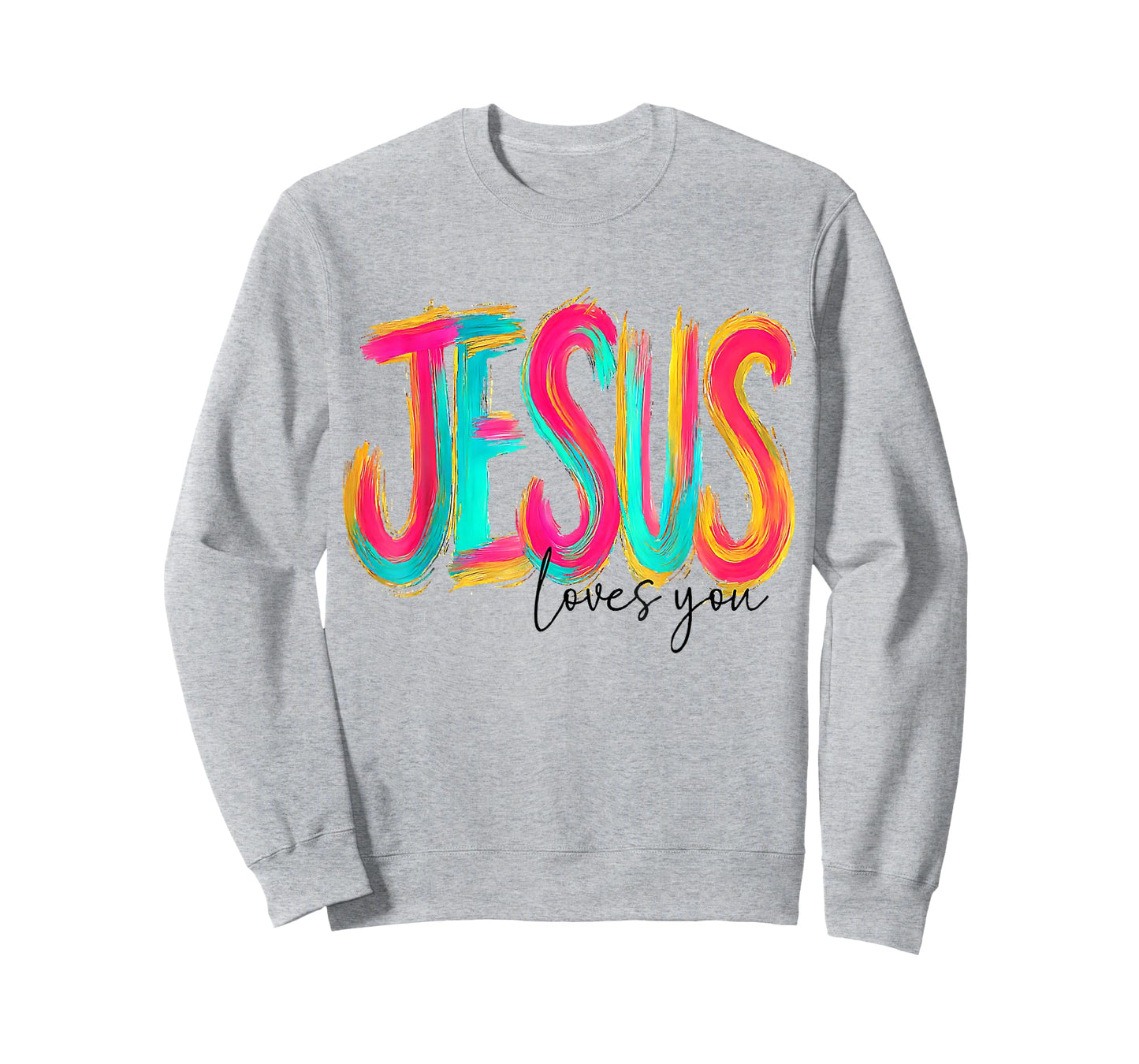Jesus Loves You Bible Verse Christian Men Women T-Shirt