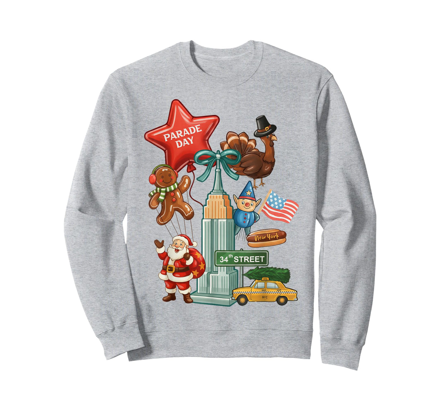 Retro Thanksgiving Day Parade New-York Men Women Teens T-Shirt