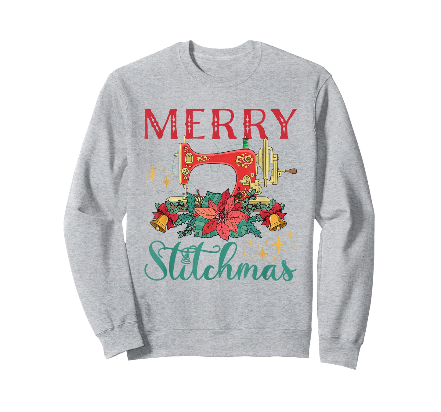 Christmas Sewing Machine Merry Stitchmas T-Shirt