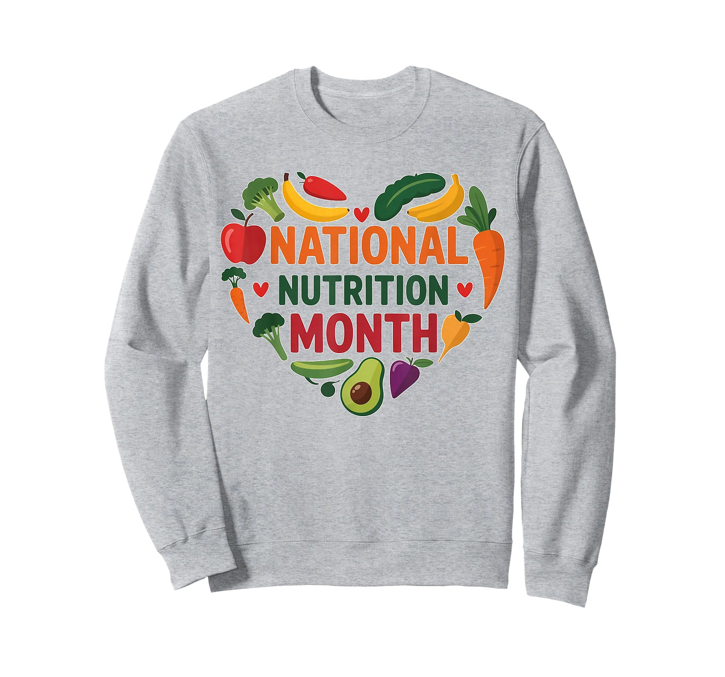National Nutrition Month Healthy Eating Fruits Vegetables T-Shirt