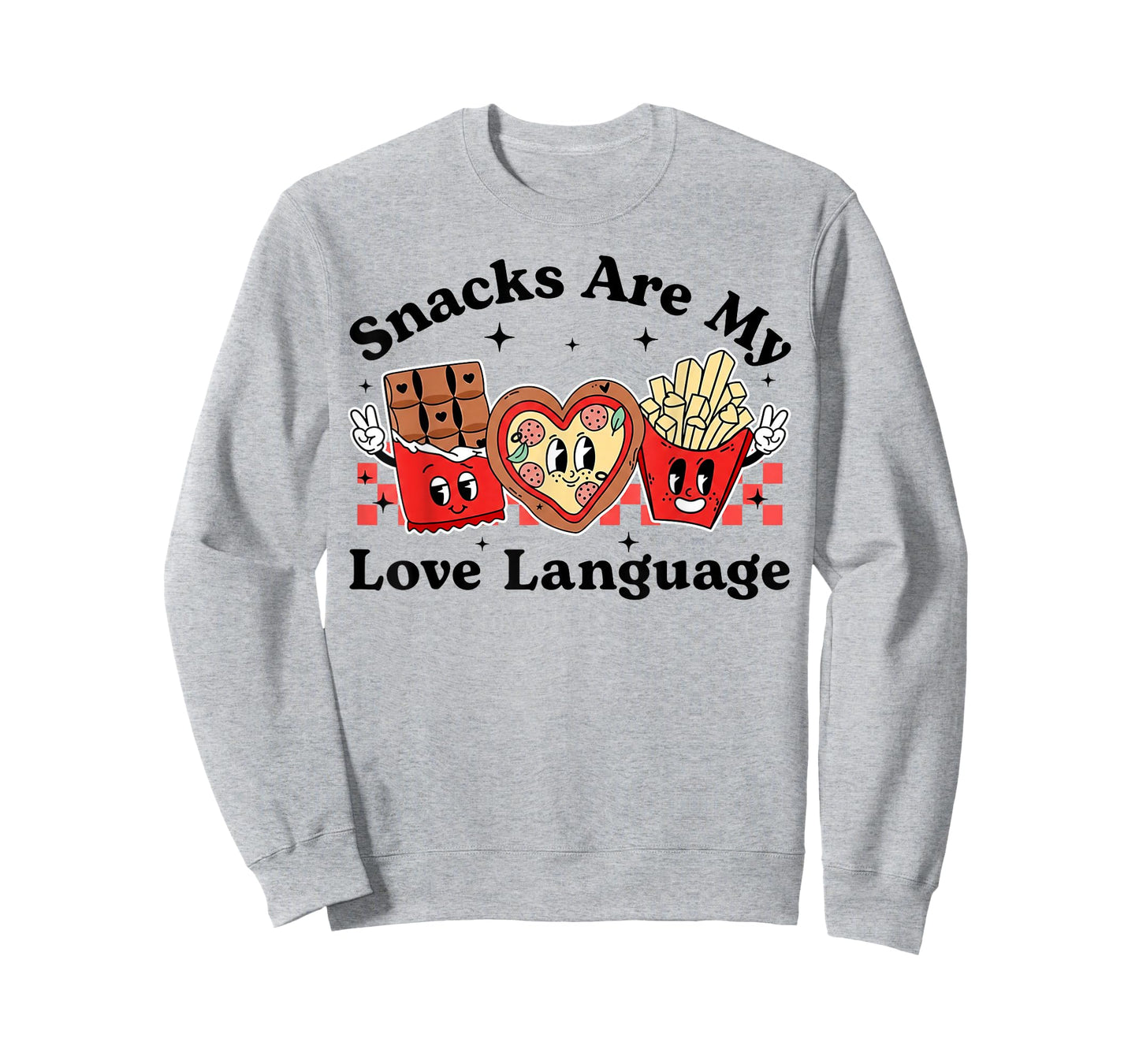 Snacks are My Love Language Valentine Day Kids Boys T-Shirt