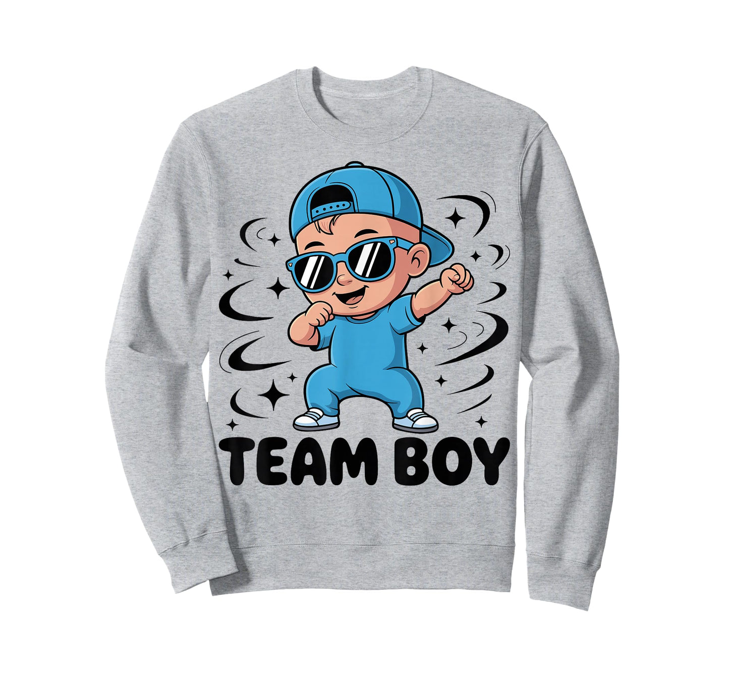 Team Boy Baby Announcement Gender Reveal Family Party T-Shirt