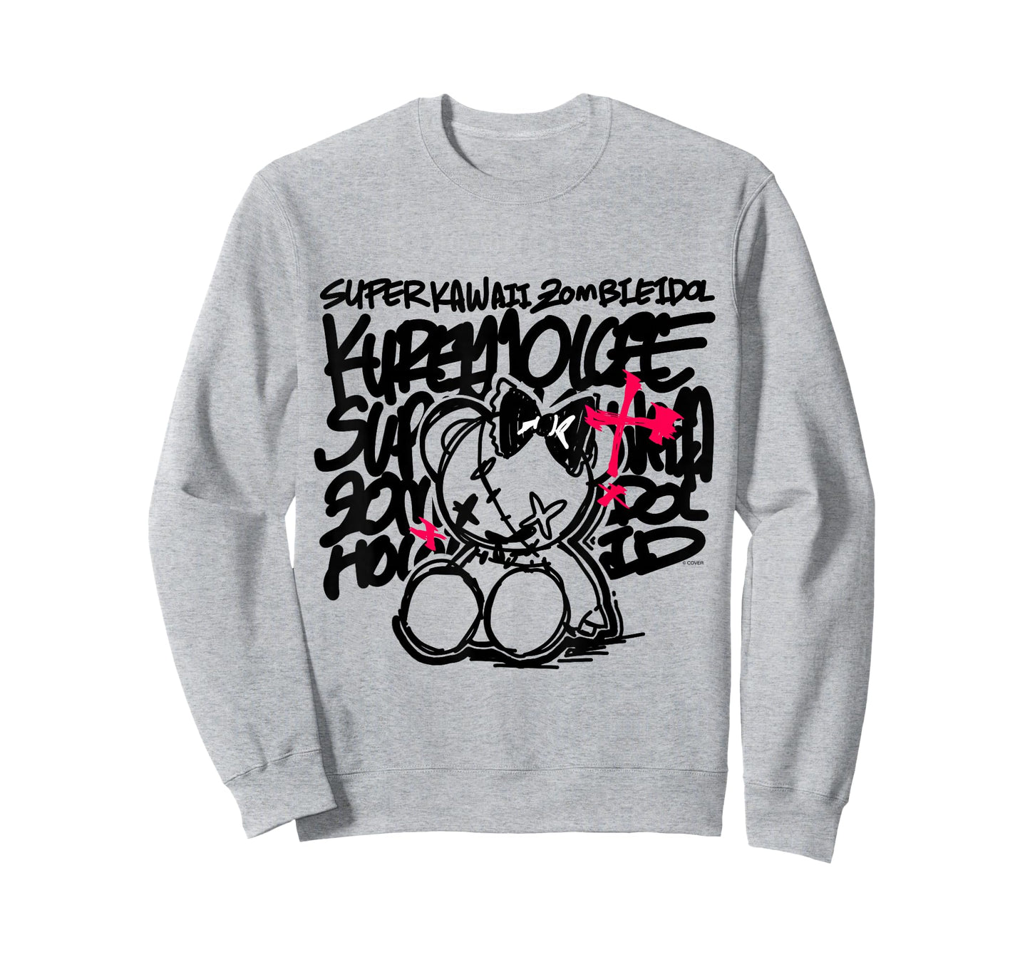 [Kureiji Ollie] Super Kawaii Zombie Idol White T-Shirt