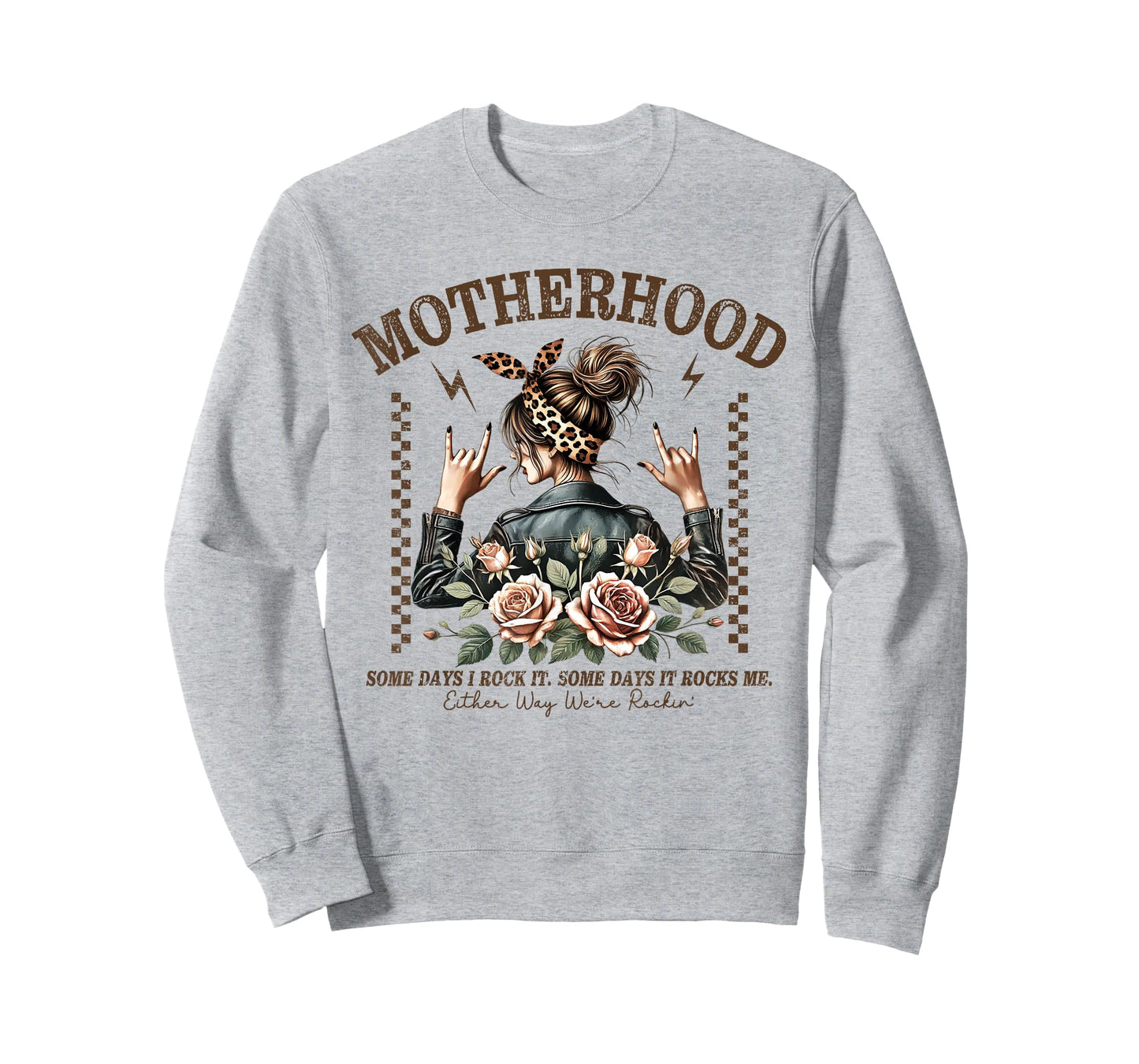 Rocking Motherhood Mom Mother's Day Cool Graphic T-Shirt