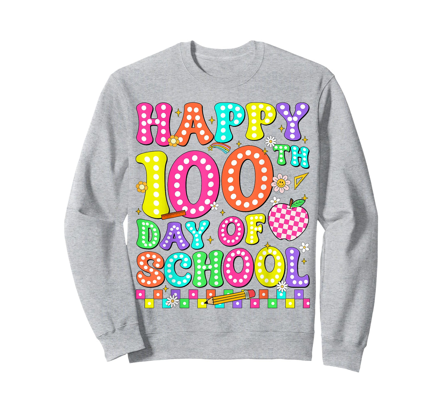 Happy 100 Days of School 100th Days Gift Teacher Girl Boy T-Shirt