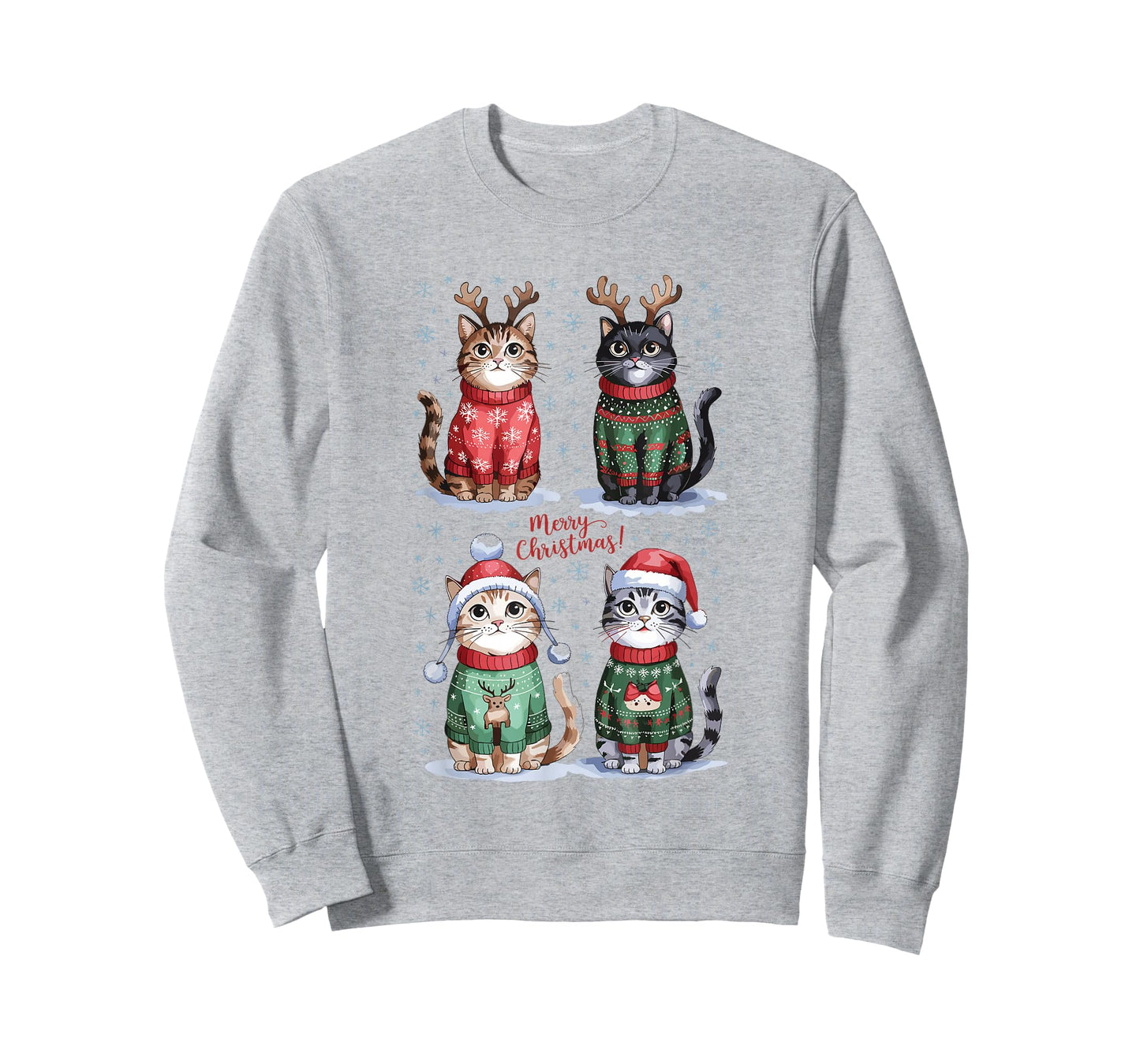Christmas Cats | Merry Christmas Cats Graphic T-Shirt