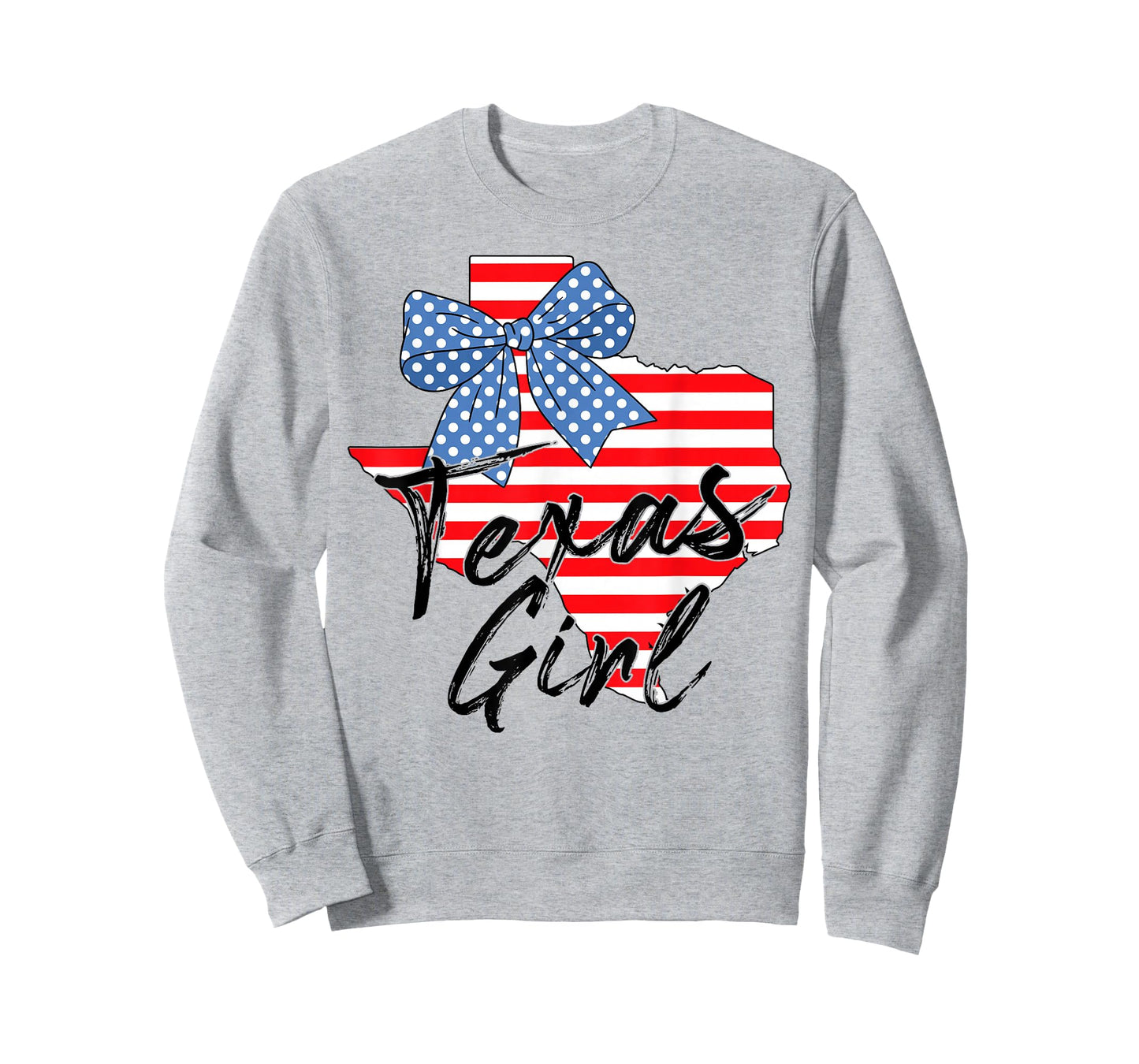 Texas Girl Texas Independence Day Coquette Bow Texan Girls T-Shirt