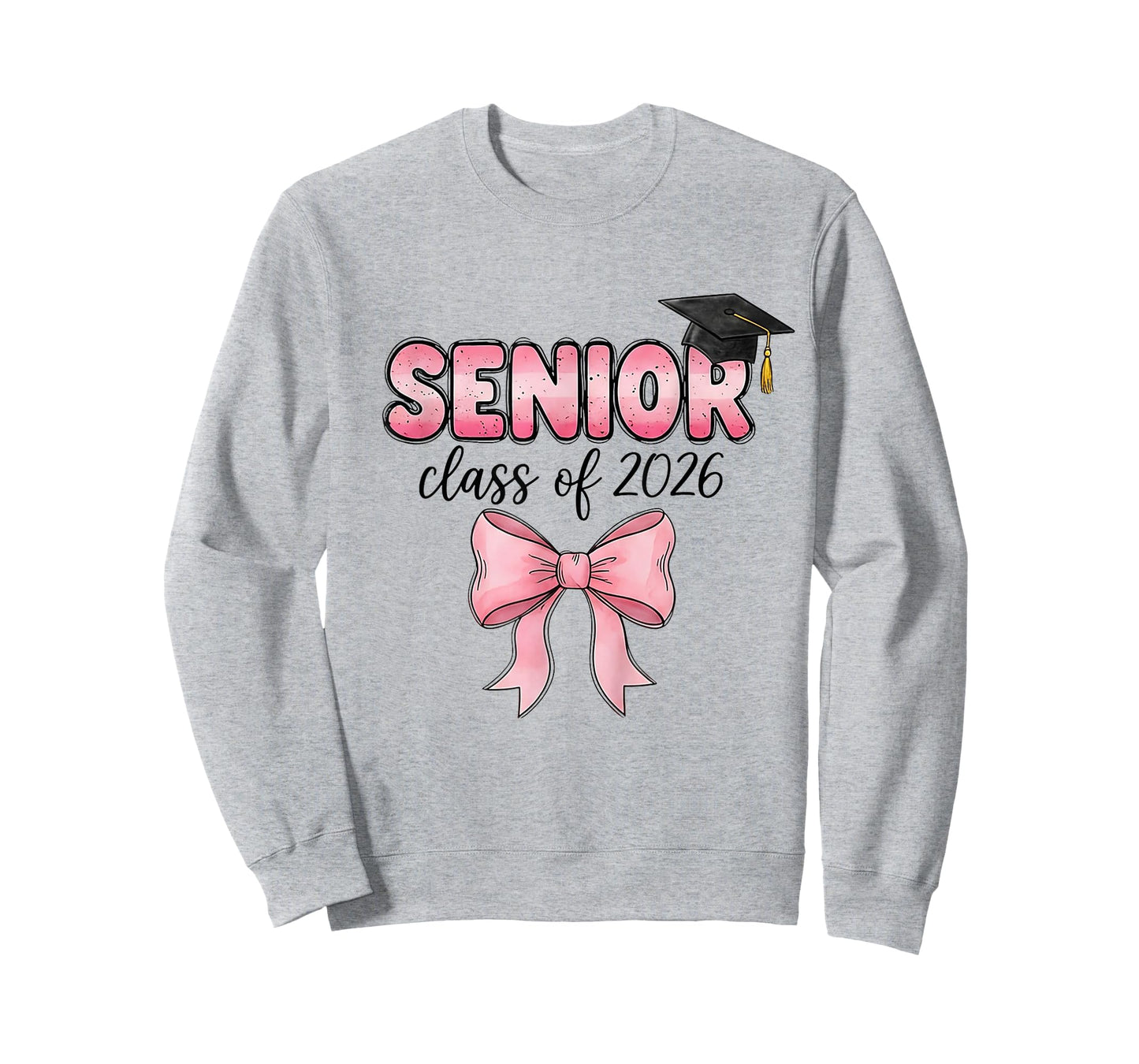 Senior 2026 Class of 2026 Coquette Bow Graduation 2026 Grad T-Shirt