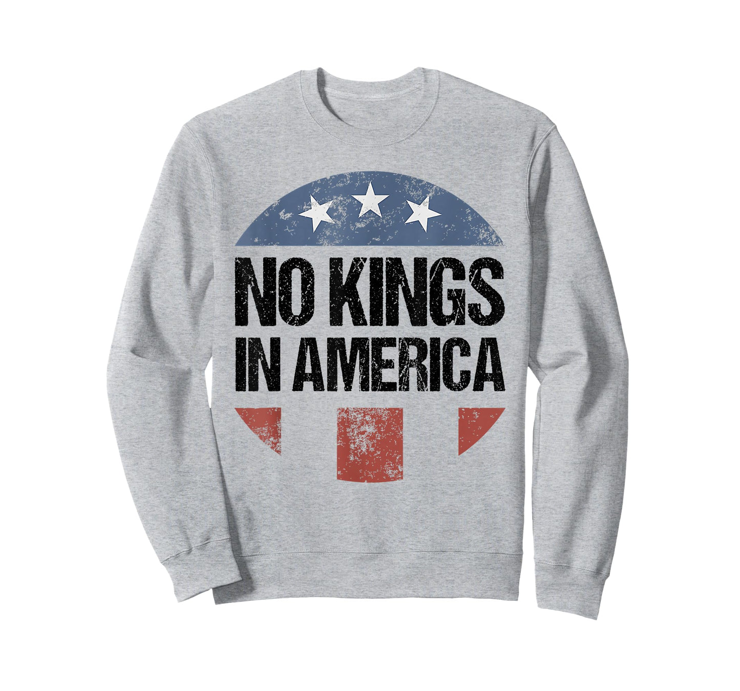No Kings in America Vintage Patriotic No Kings T-Shirt