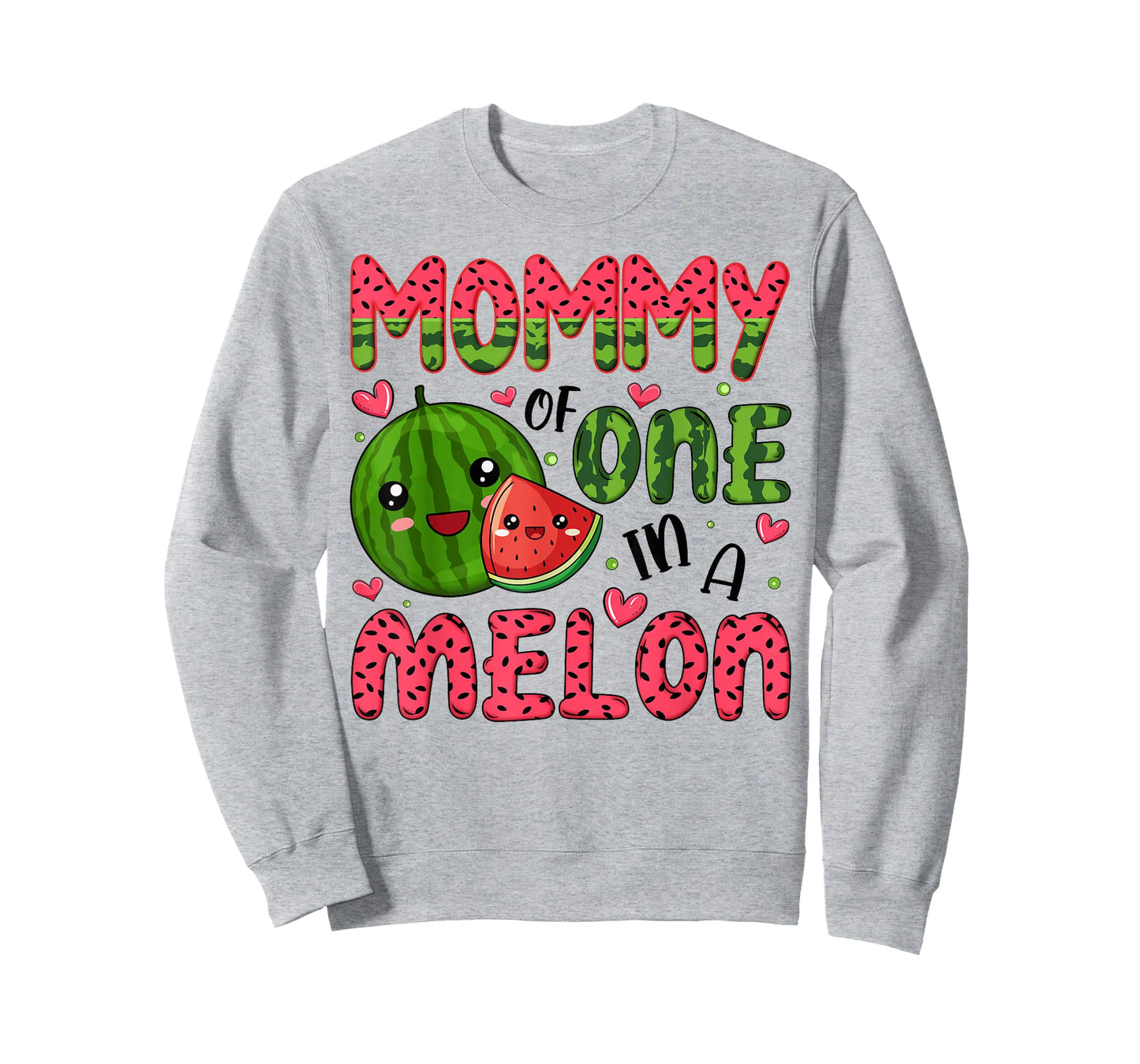 Mommy of One in A Melon 1St Birthday Watermelon Party T-Shirt