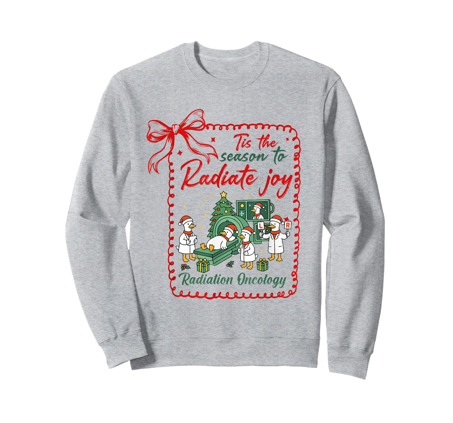 Tis The Season to Radiate Joy Radiation Oncology Christmas T-Shirt
