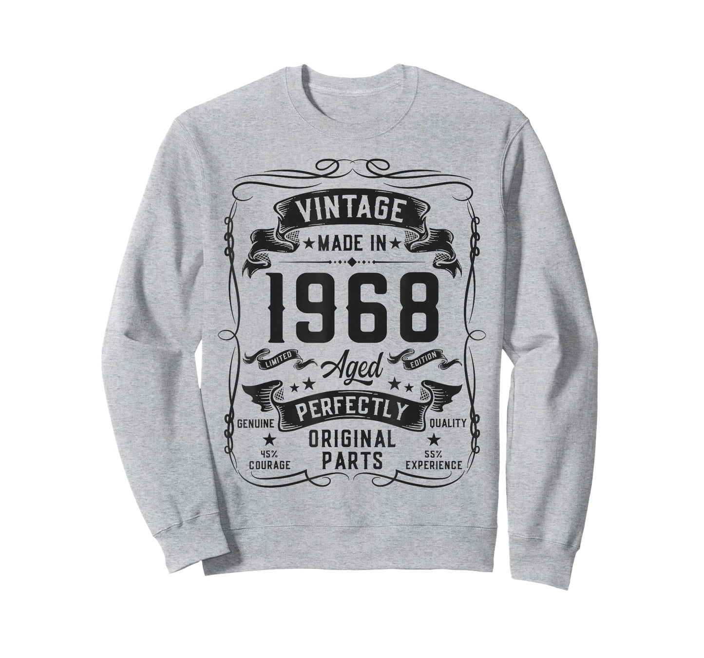 Vintage 1968 58yr 58th Birthday Gifts for Men 58 Years Old T-Shirt