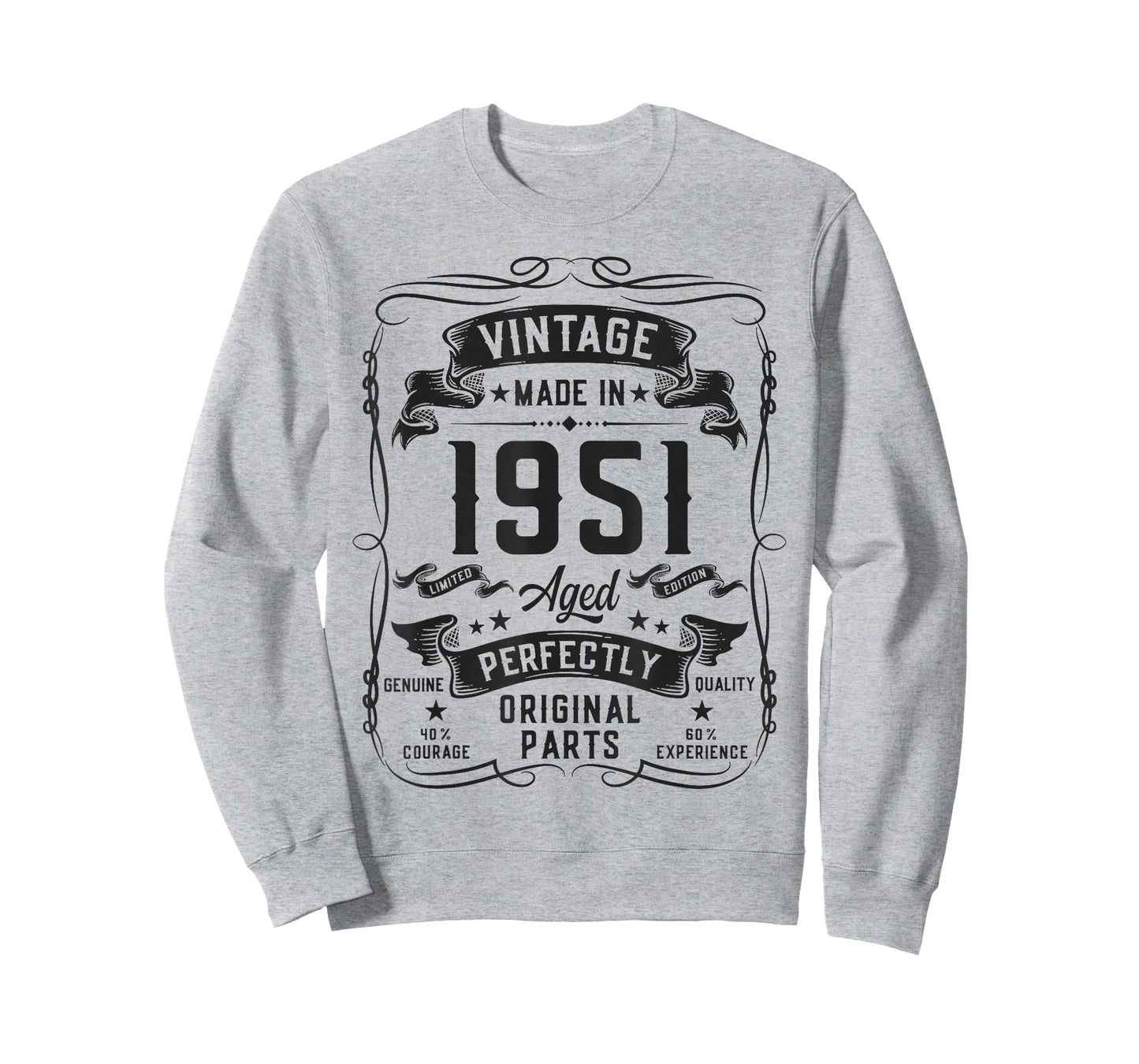 Vintage 1951 75yr 75th Birthday Gifts for Men 75 Years Old T-Shirt