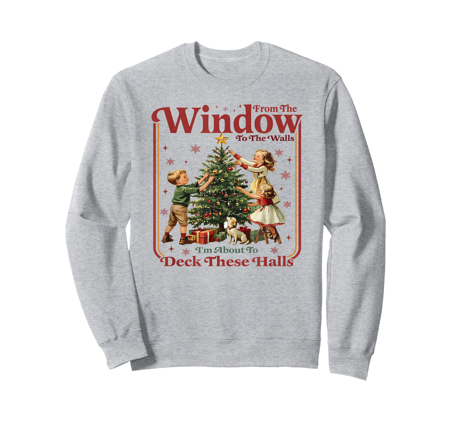 Christmas from The Windows Funny Quote Holiday Retro Design T-Shirt