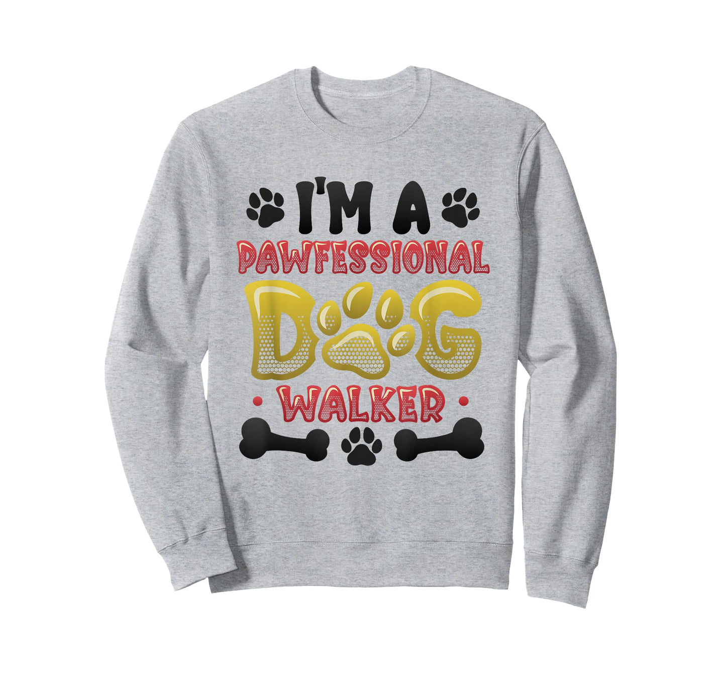 Dog Walking - I´m A Pawfessional Dog Walker T-Shirt