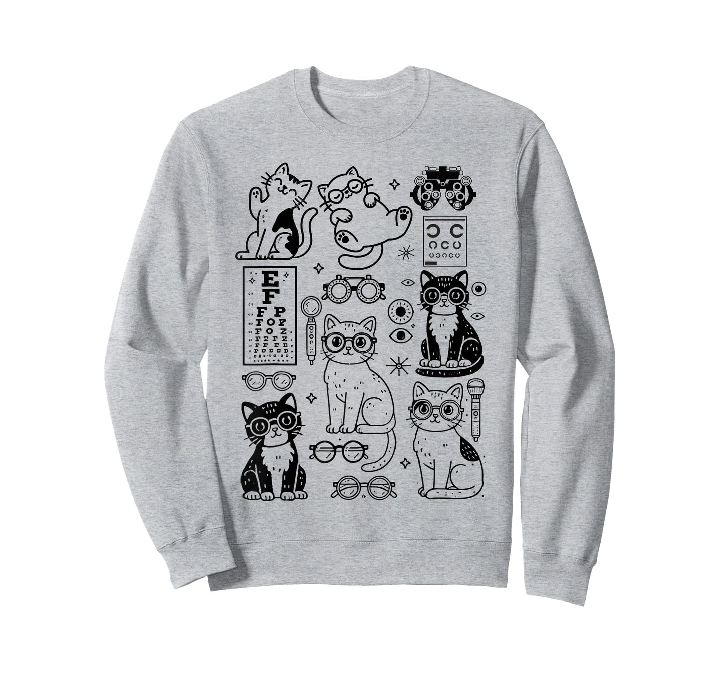 Optician Cats Optometry Eye Doctor Ophthalmologist Eye Care T-Shirt