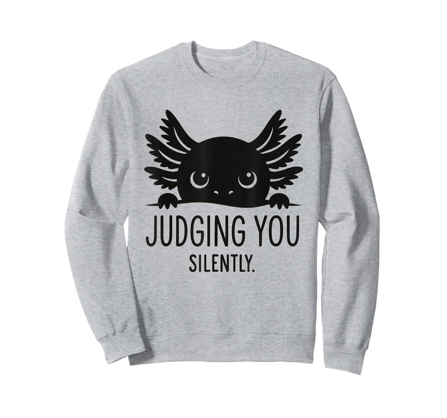 Funny Axolotl Judging You Silently Cute Amphibian T-Shirt