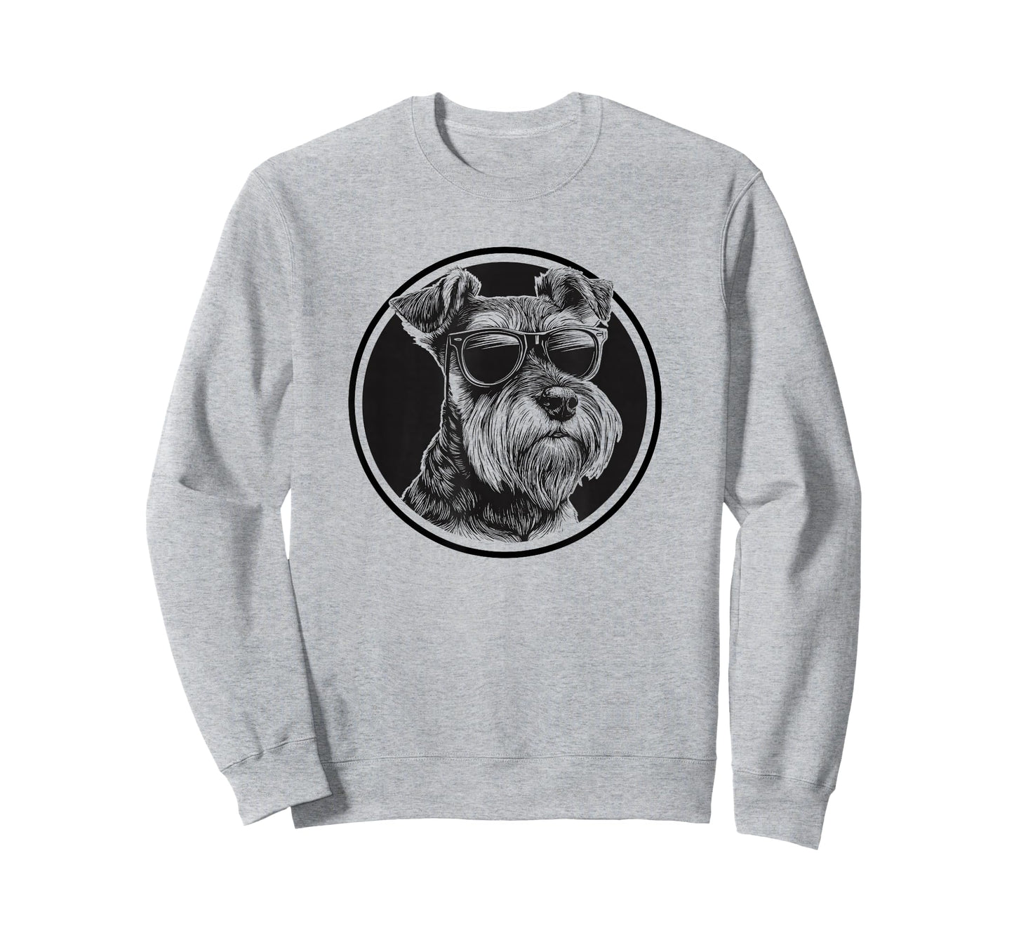 Funny Mens Womens Sunglasses Logo Miniature Schnauzer Lover T-Shirt