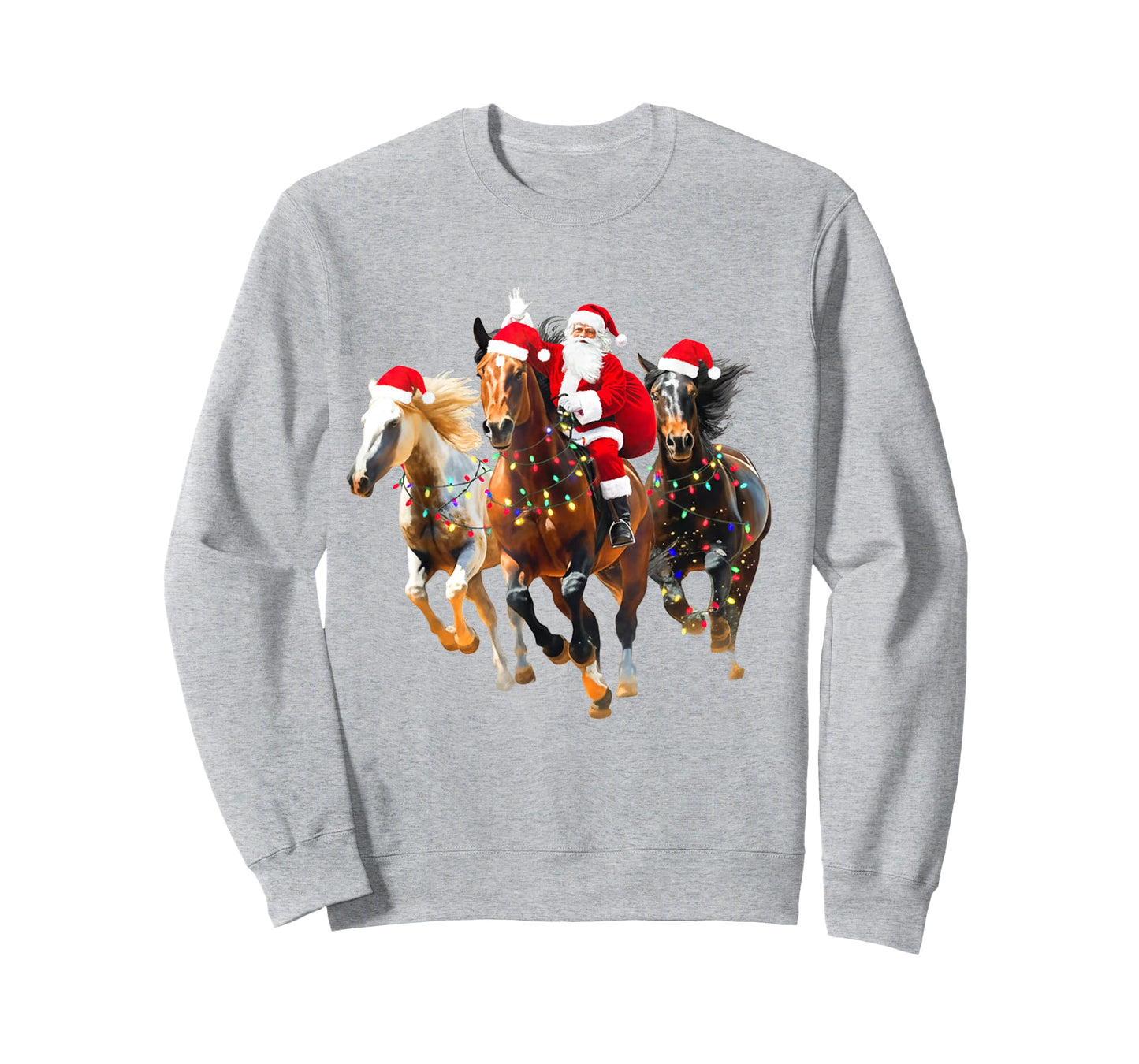 Merry Horsemas Funny Equestrian Christmas Animal Horse Moms T-Shirt