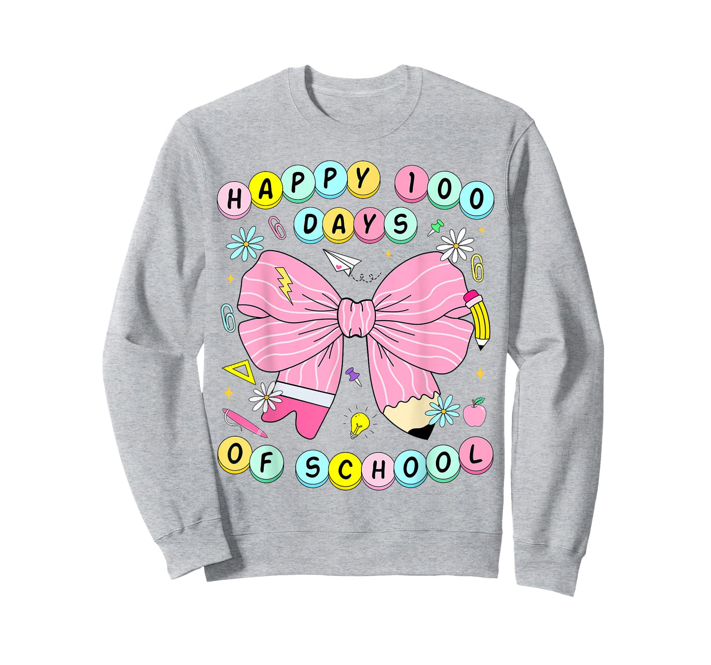 Happy 100 Days of School Girls Coquette 100th Day of School T-Shirt