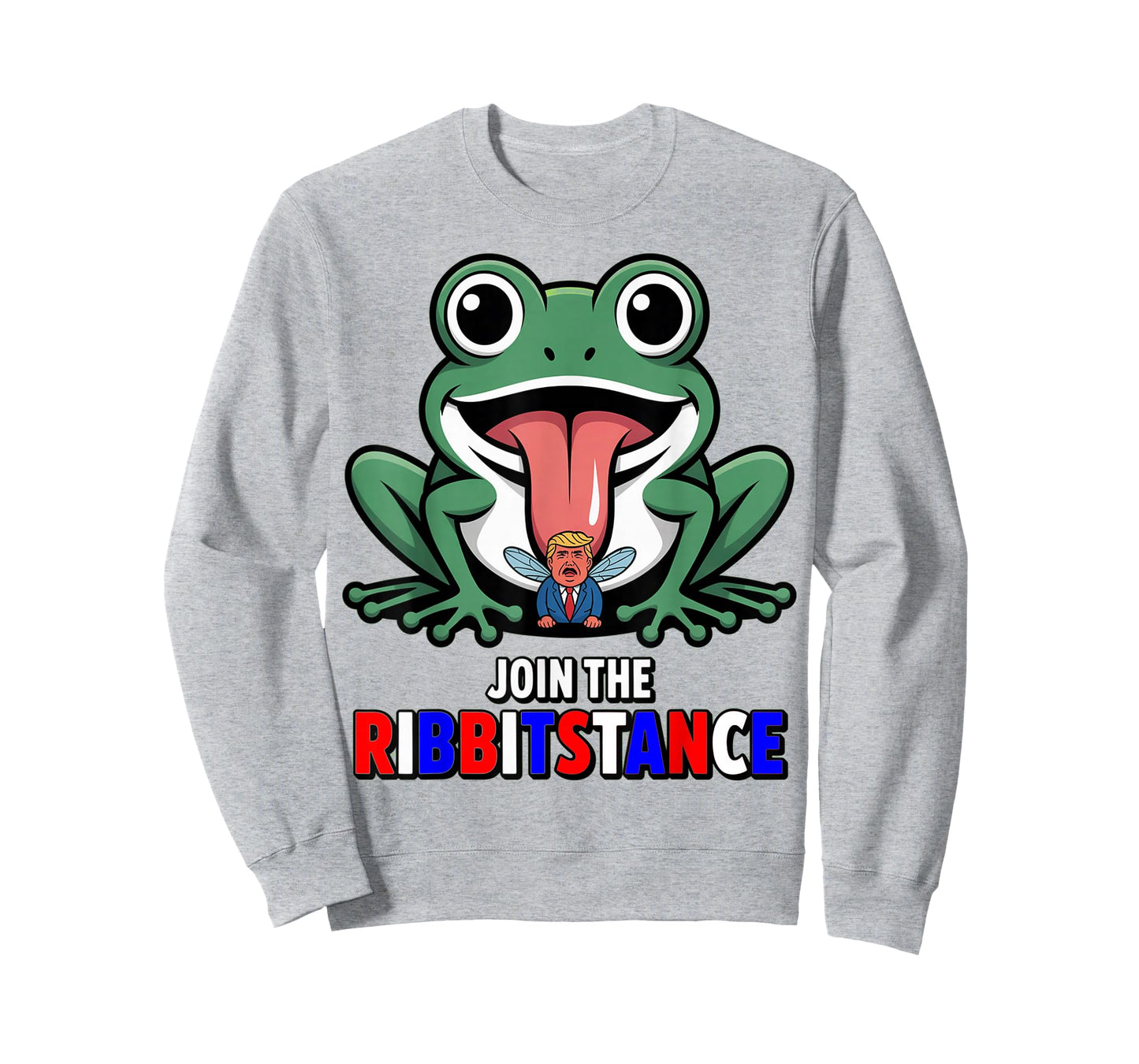 Resistance Frog Funny No Kings Protest Resist Ribbitstance T-Shirt
