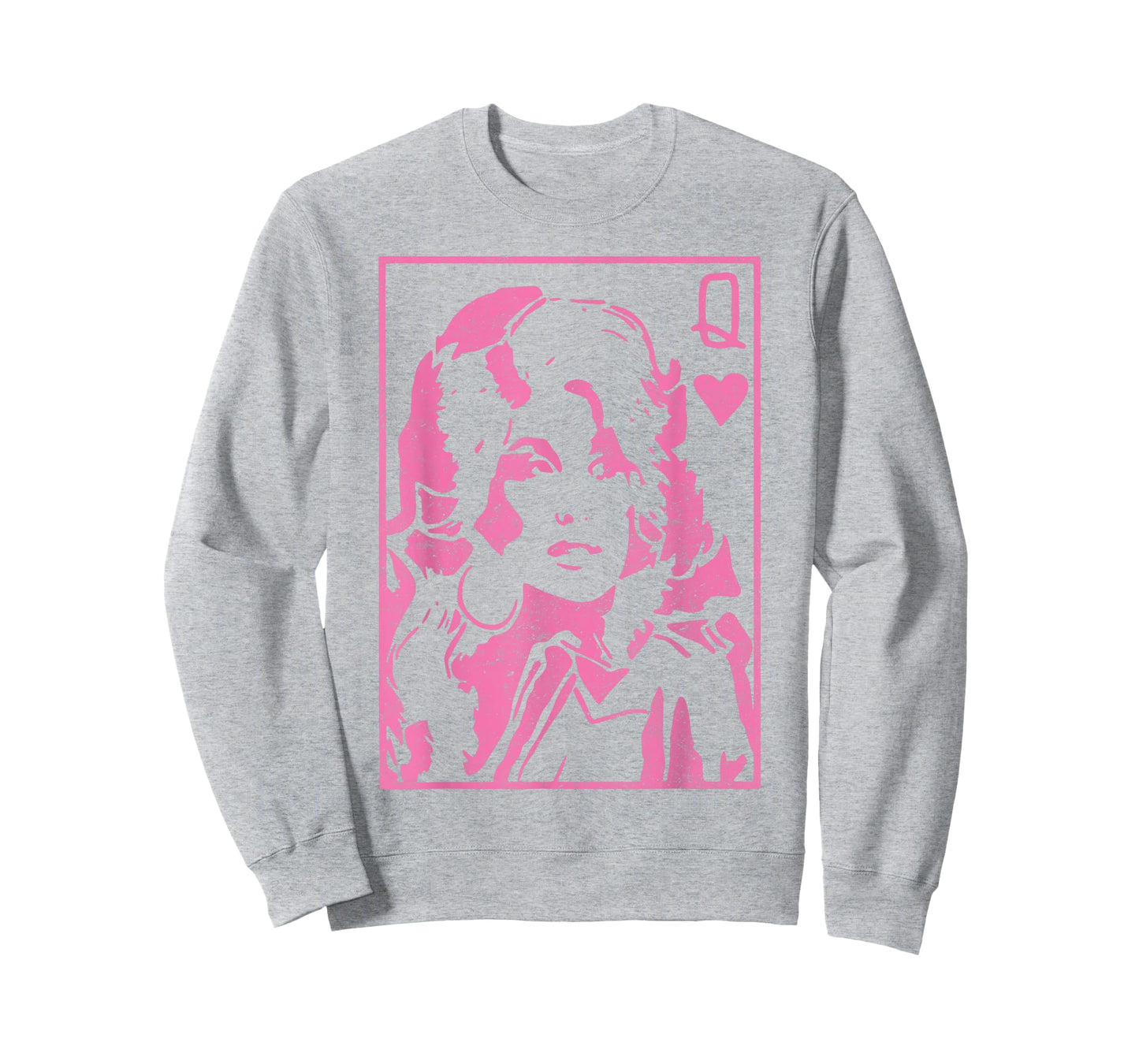 Queen of Heart Card Retro 90s T-Shirt