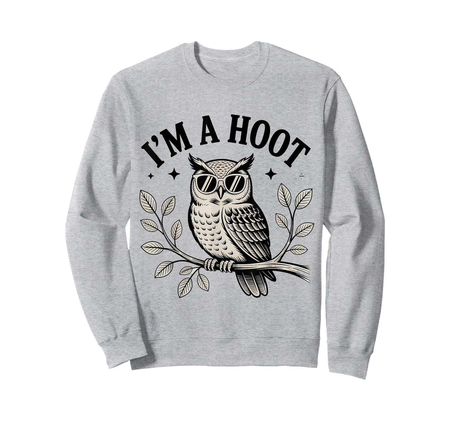 Retro I'm A Hoot Owl Bird Lover Sarcastic Jokes Funny Owl T-Shirt