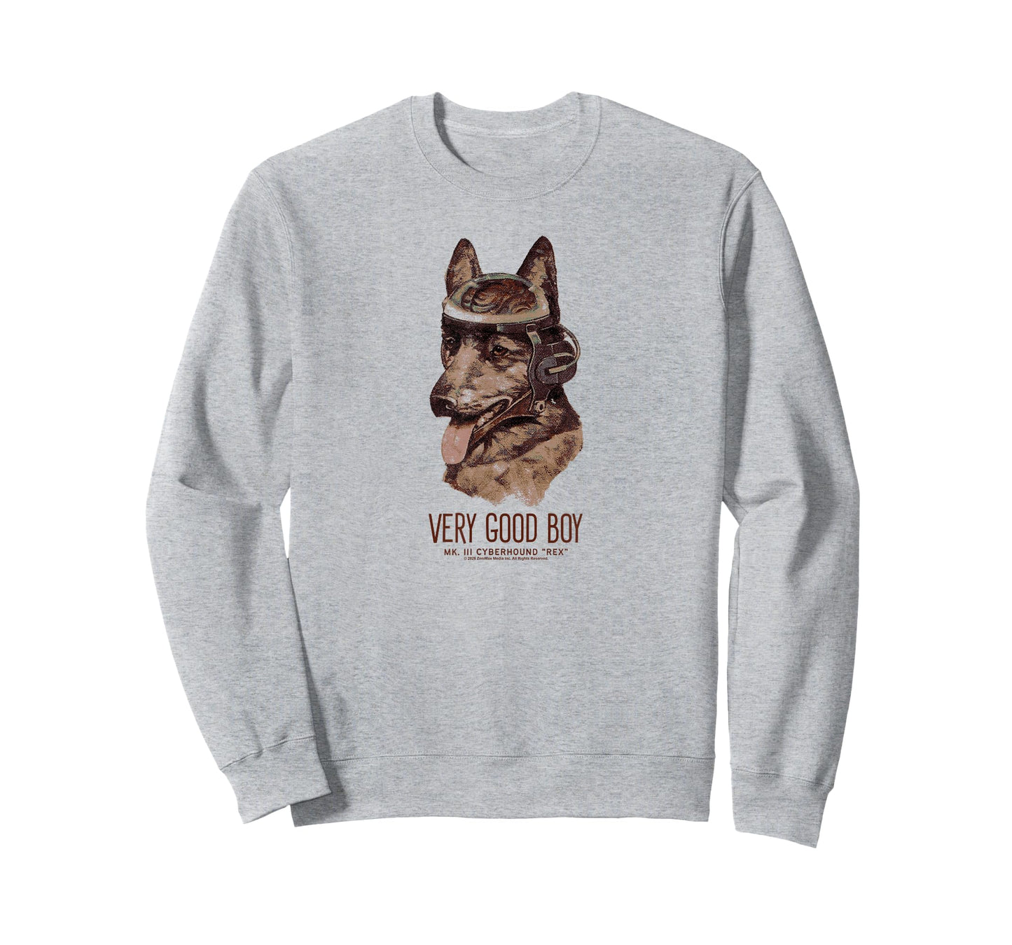 Fallout Retro Very Good Boy Cyberhound Rex Dog Video Game T-Shirt