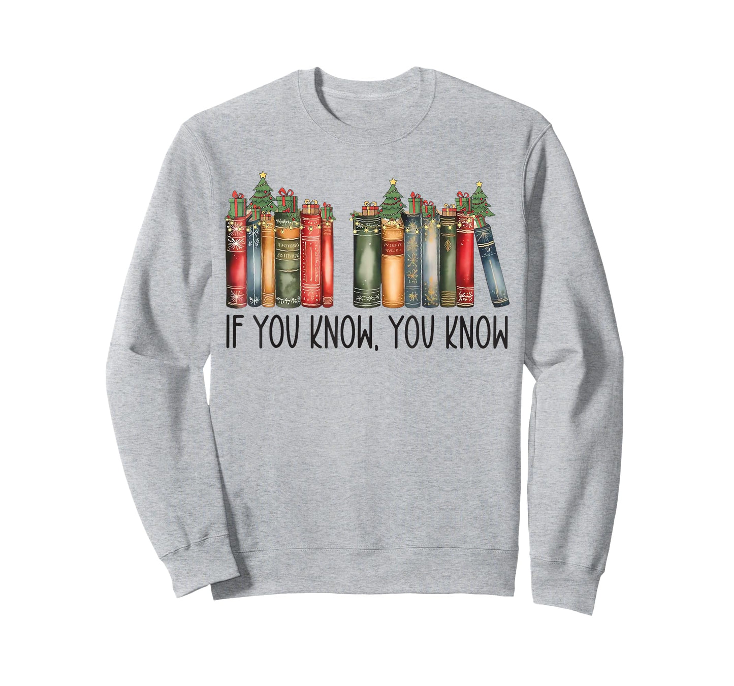 Funny If You Know You Know 6 7 Reading Books Christmas T-Shirt