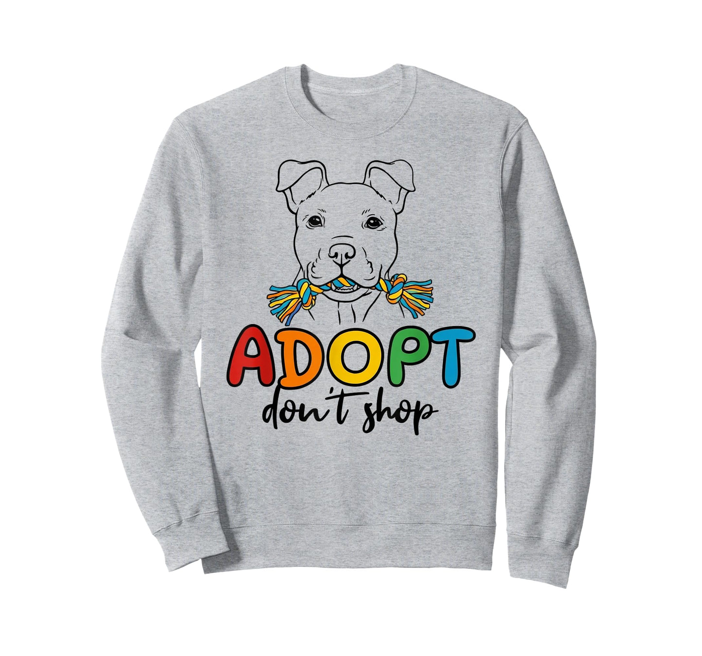Adopt Don't Shop Rescue Awareness, Colorful Cute Rescue T-Shirt