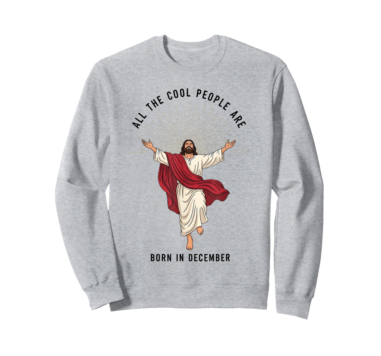 Cool People are Born in December Christian Jesus Christmas T-Shirt