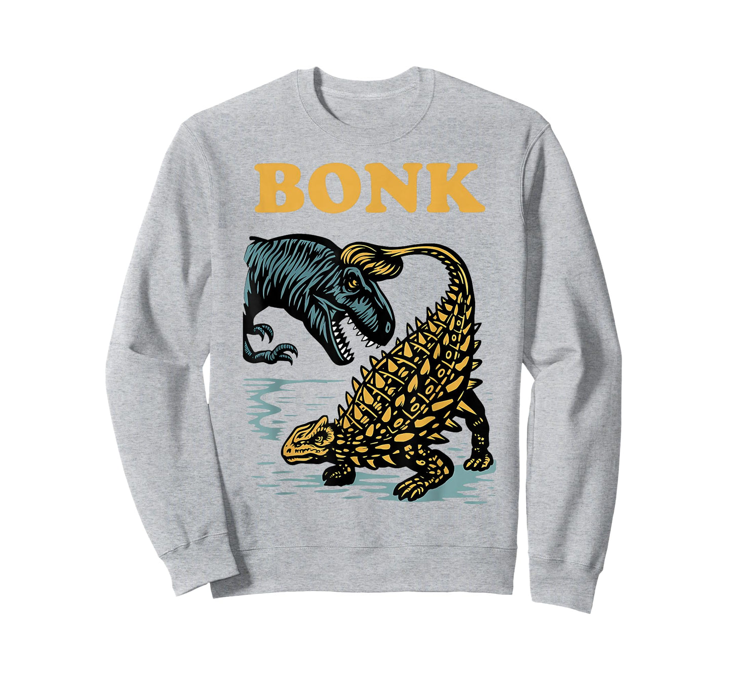 Funny Bonk Dinosaur Prehistoric Humor Ankylosaurus Dino T-Shirt