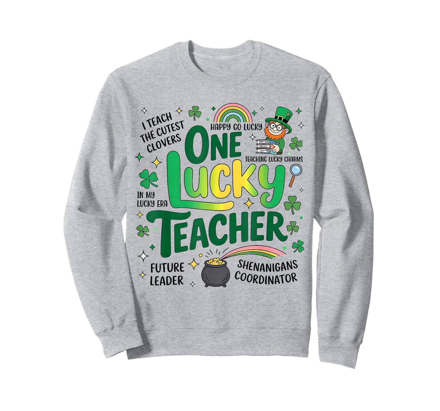 One Lucky Teacher St. Patrick's Day Irish Teacher Lucky Era T-Shirt