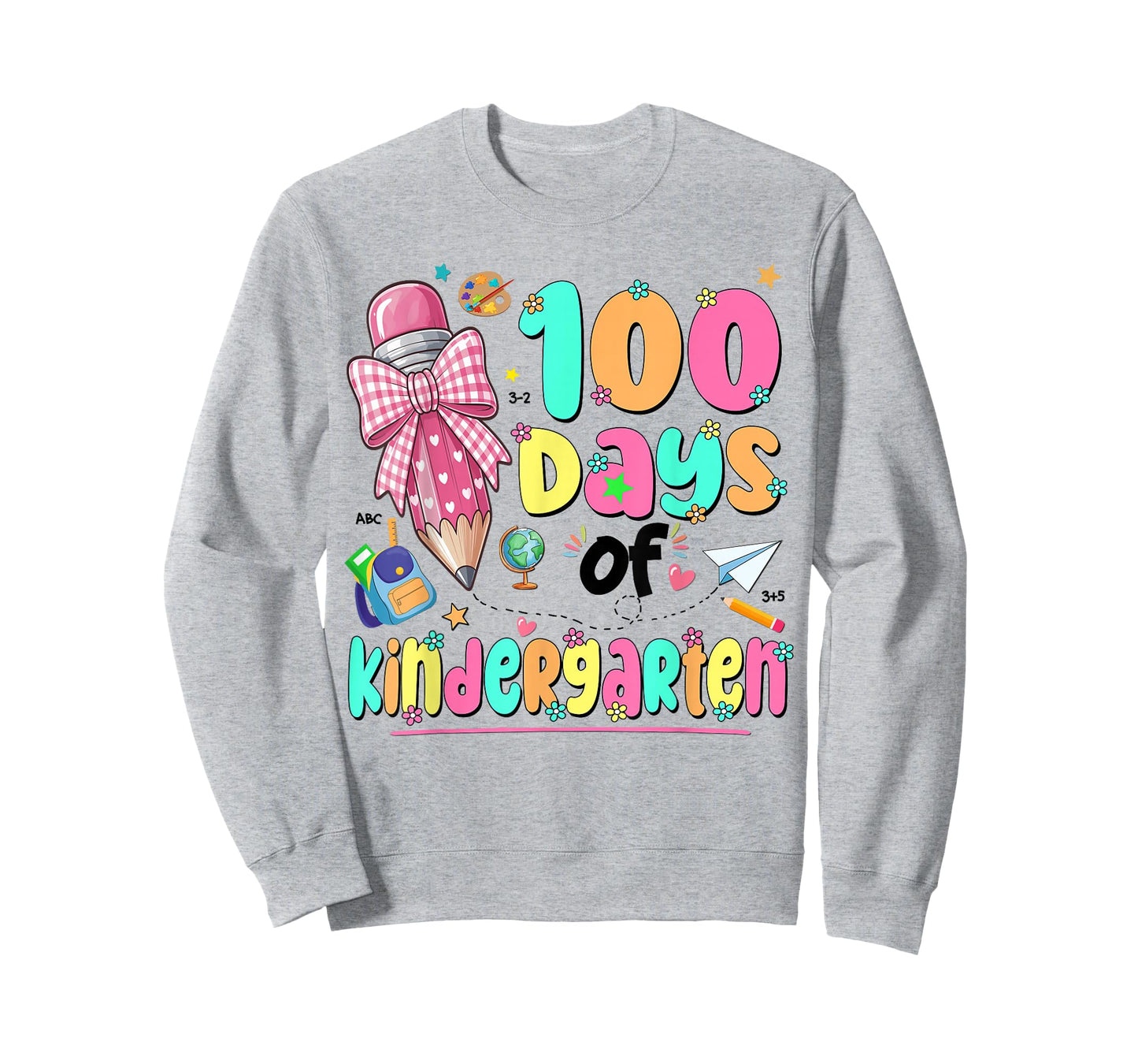 100th Day of School Teacher 100 Days of Kindergarten Girls T-Shirt
