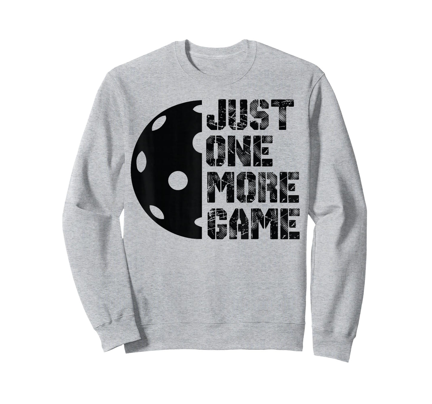 Cool Pickleball just one More Game Funny Meme Humor T-Shirt