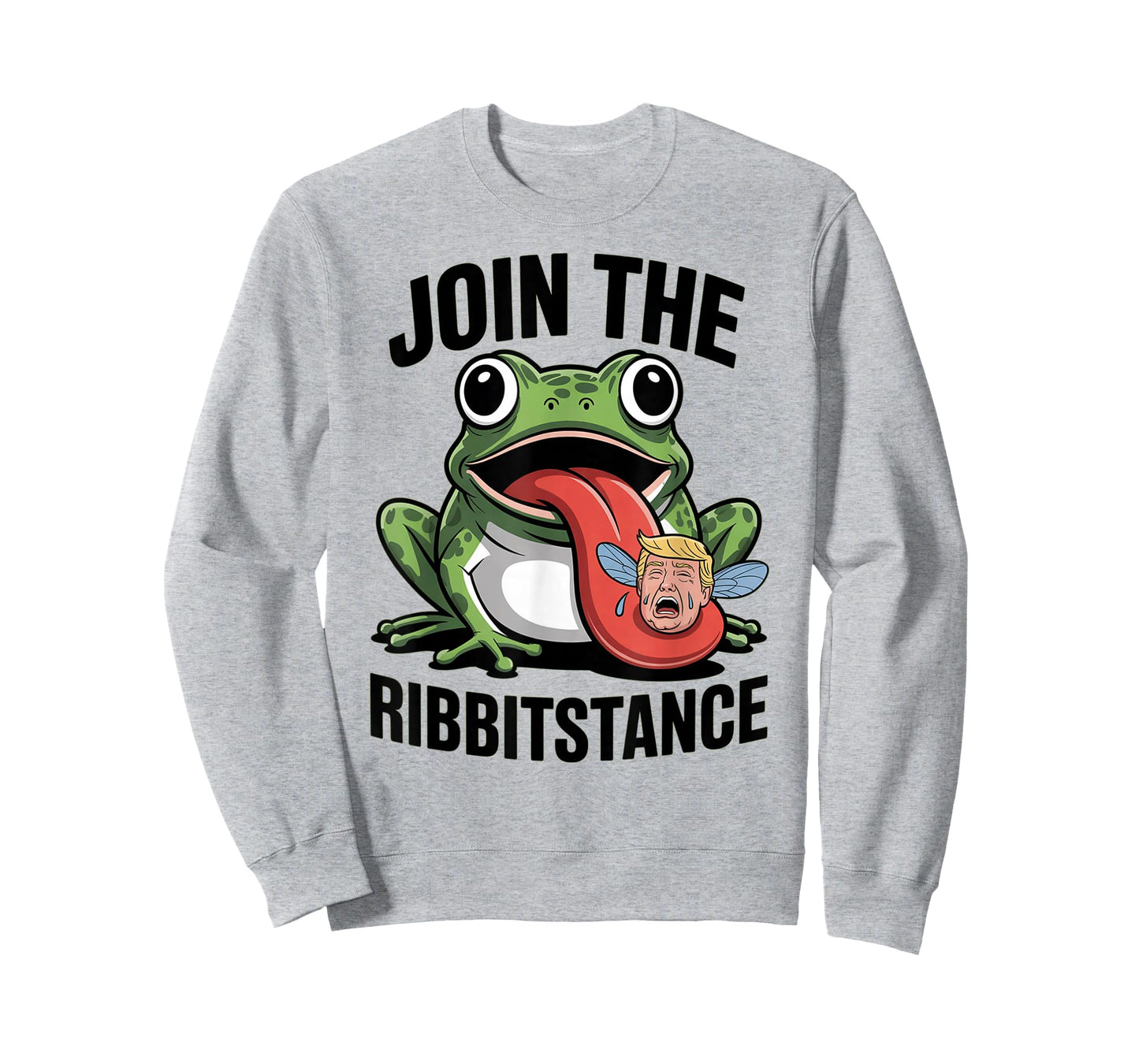 Resistance Frog Funny No Kings Protest Resist Ribbitstance T-Shirt