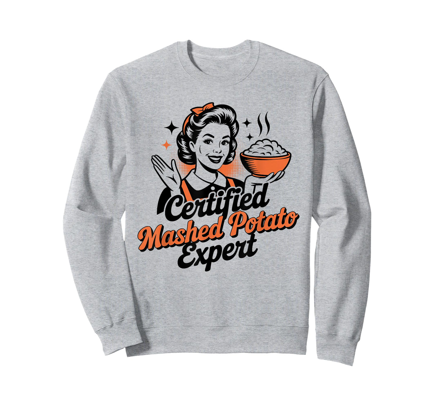 Funny Certified Mashed Potato Expert for Sweet Potato Lovers T-Shirt