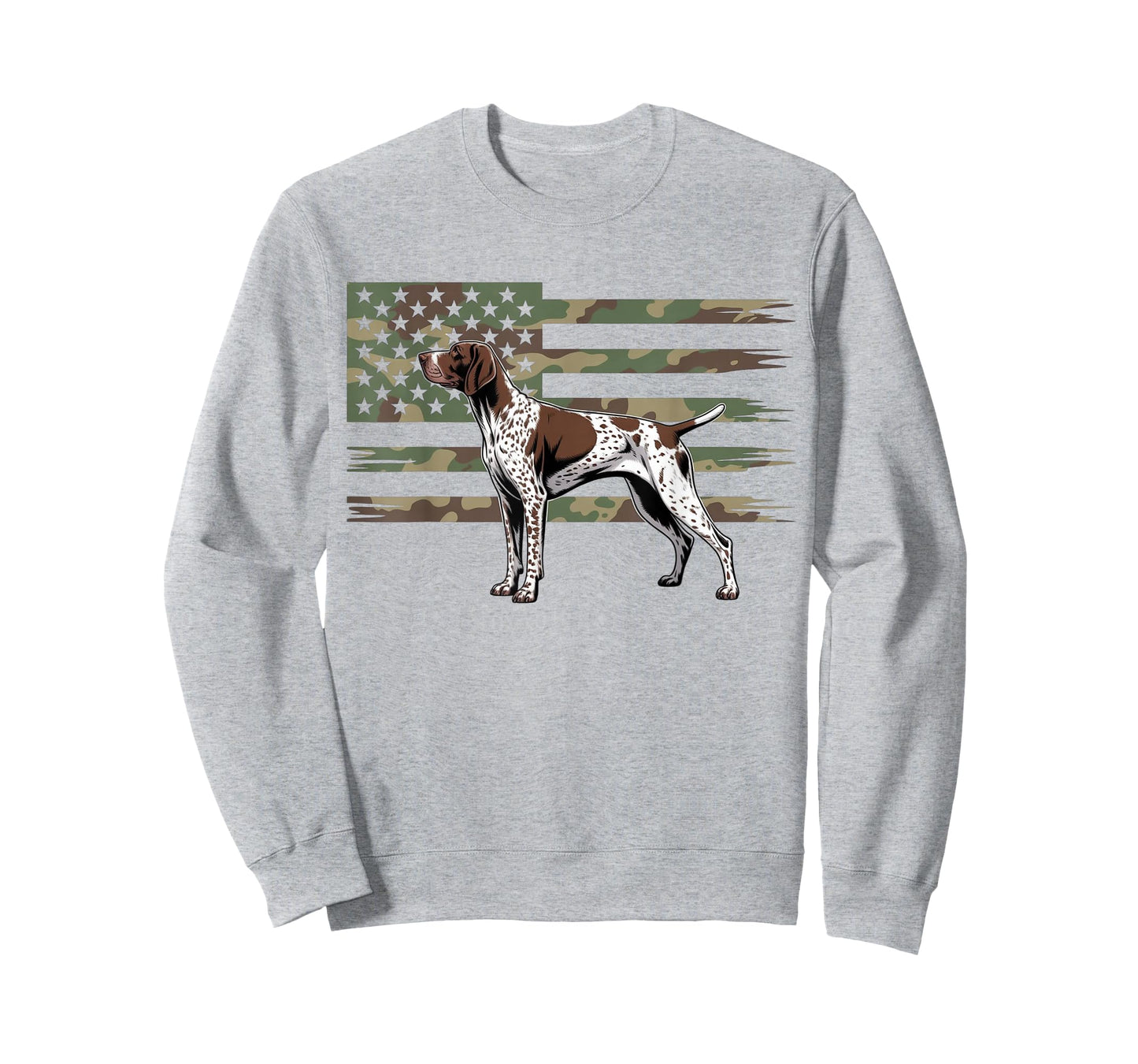 German Shorthaired Pointer Camouflage American Dogs Lovers T-Shirt