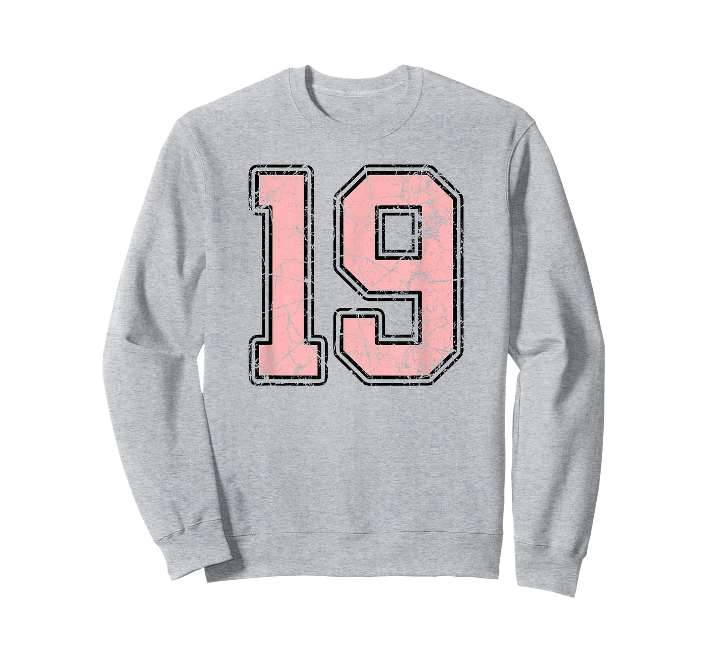 Pink and Black Number 19 Jersey Player Uniform #19 Fan T-Shirt