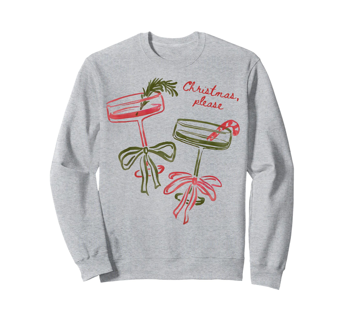 Martini Coquette Christmas Please Tini Bit Merry Girly Women T-Shirt
