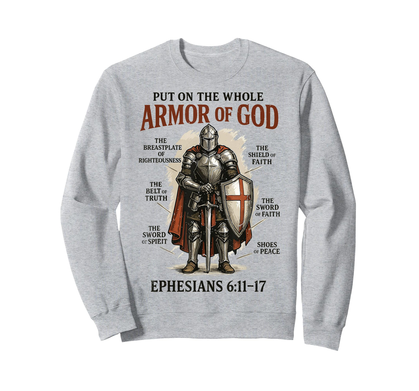 Toddler Full Armor God Warrior Christian Boys Youth Costume T-Shirt