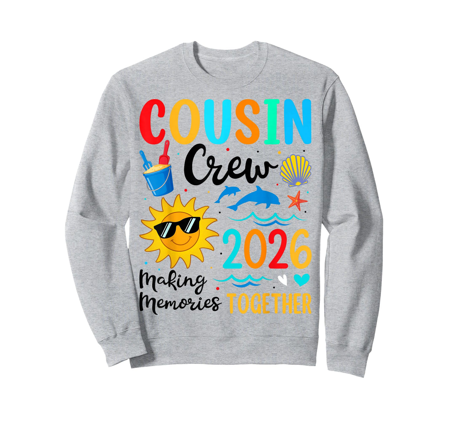 Cousin Crew 2026 Summer Vacation Beach Family Trip Matching T-Shirt