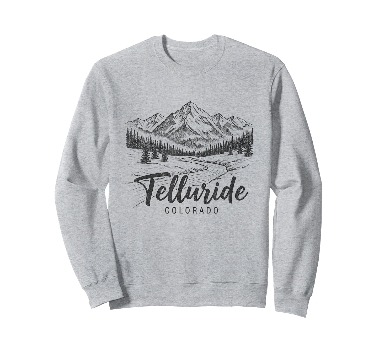 Telluride Colorado Sketch Art Design T-Shirt