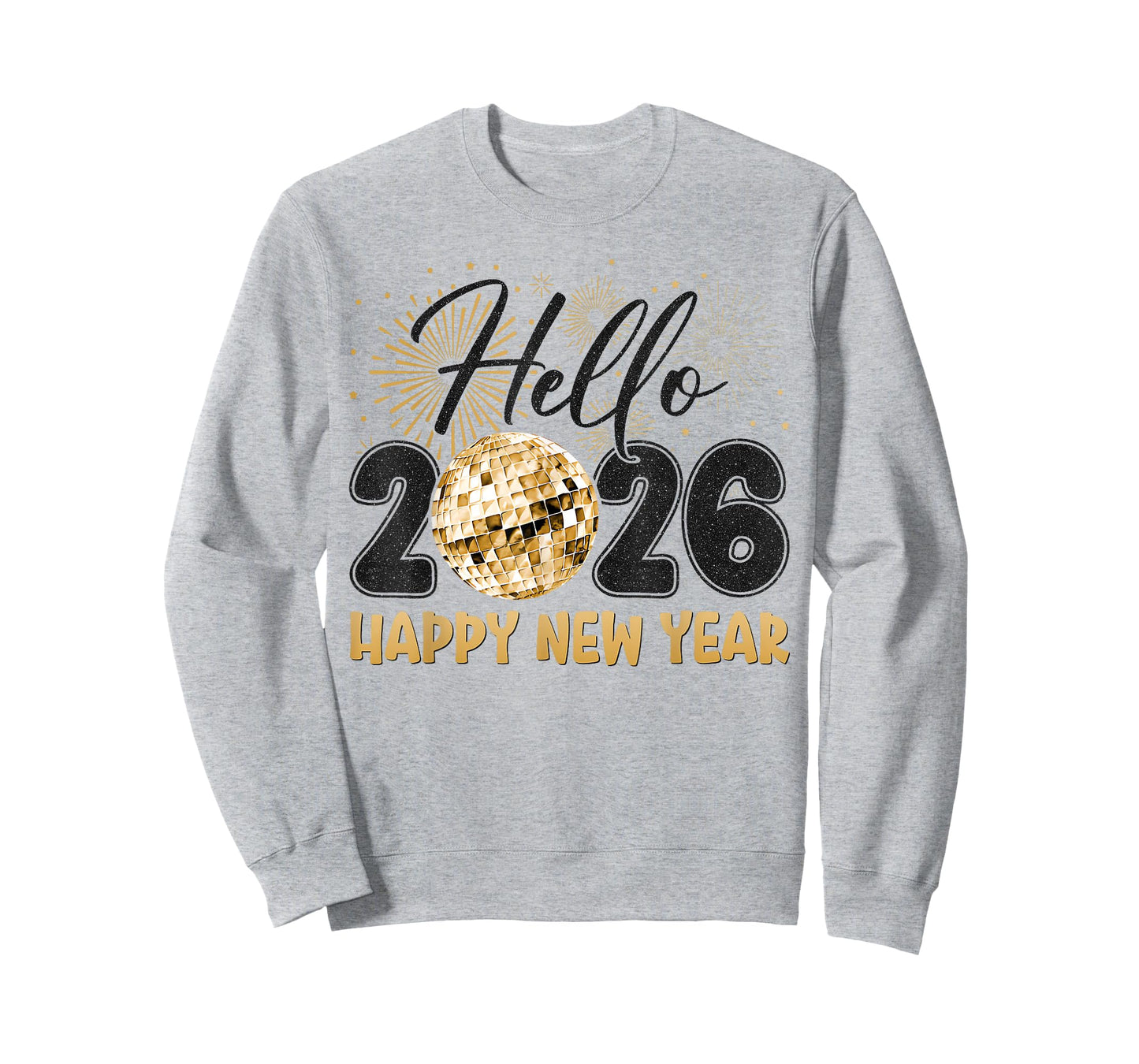 Hello 2026 Happy New Year 2026 New Year's Eve Party Matching T-Shirt