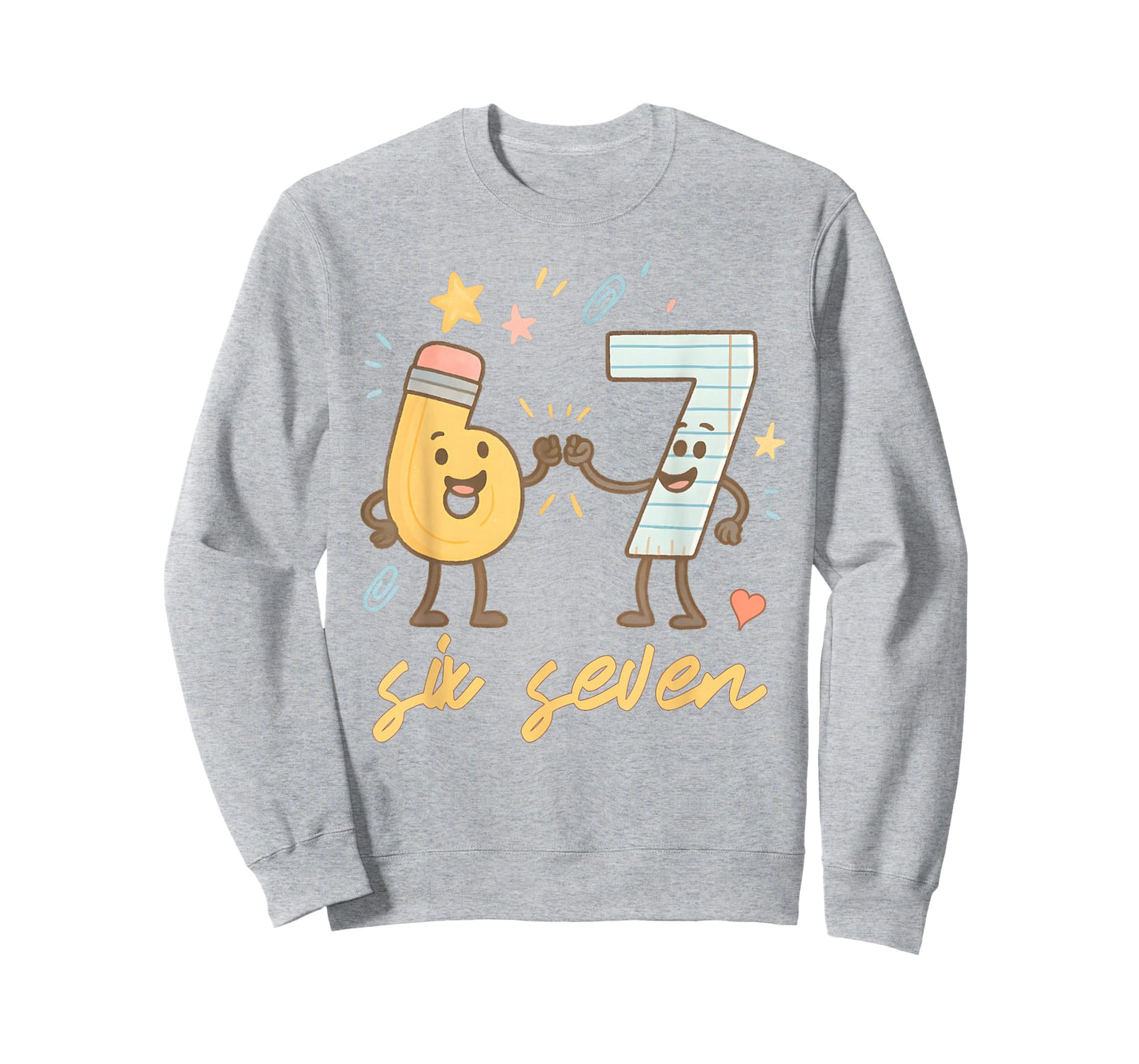 67 Teacher Cute 6 7 Women's School Pencil Six Seven Meme T-Shirt