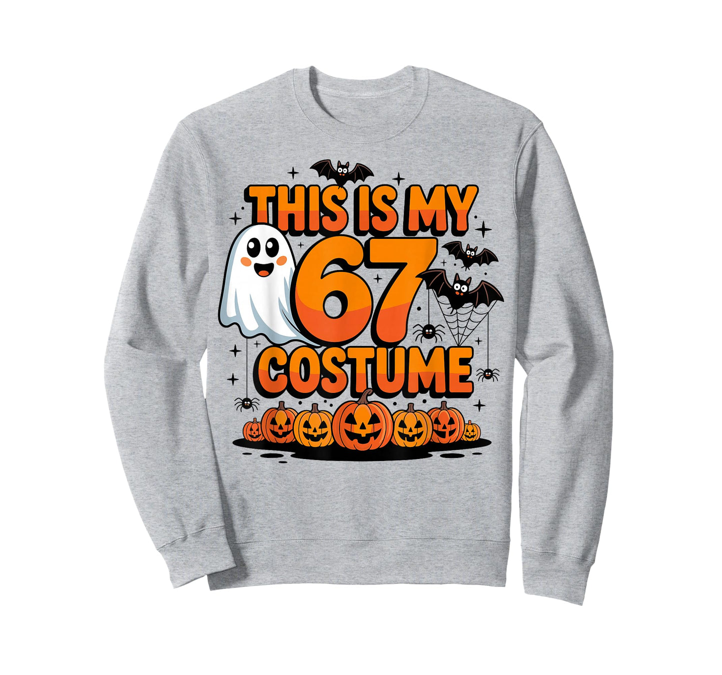 This is My Halloween 67 Costume Funny Brainrot Meme Teens T-Shirt