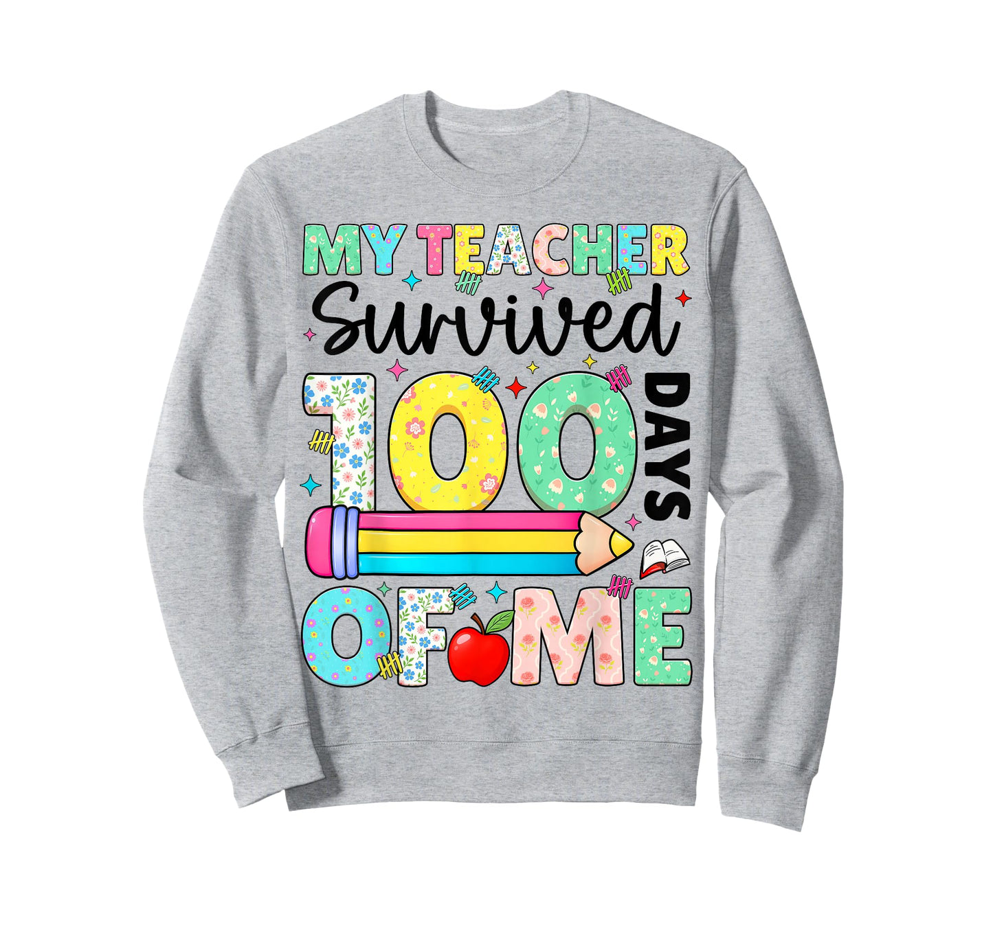 My Teacher Survived 100 Day of Me 100th Day Boy Girl T-Shirt