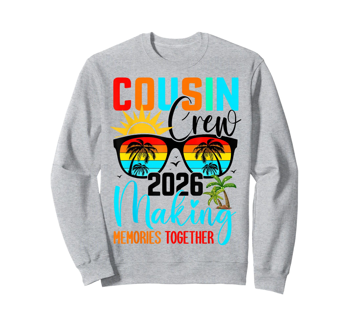 Cousin Crew 2026 Summer Vacation Beach Family Trip Matching T-Shirt