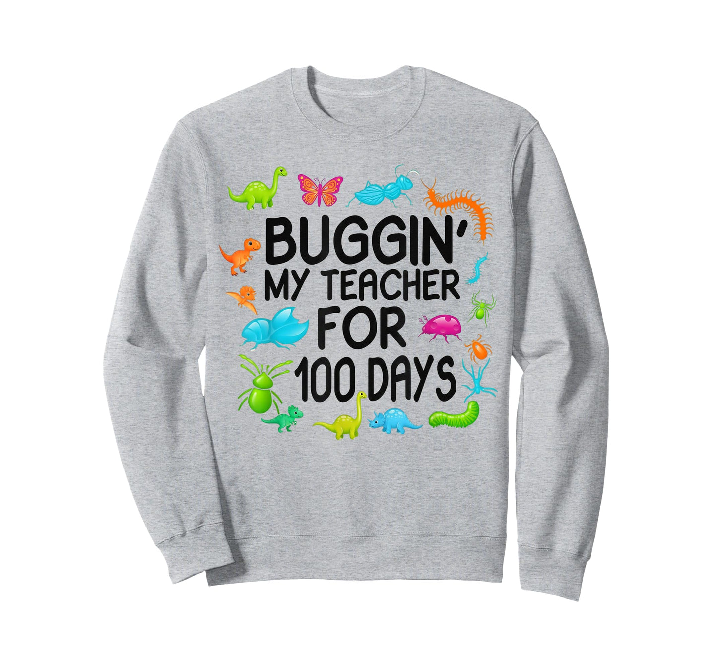 100 Days Buggin My Teacher Kid I've Bugged My Boys 100th Day T-Shirt